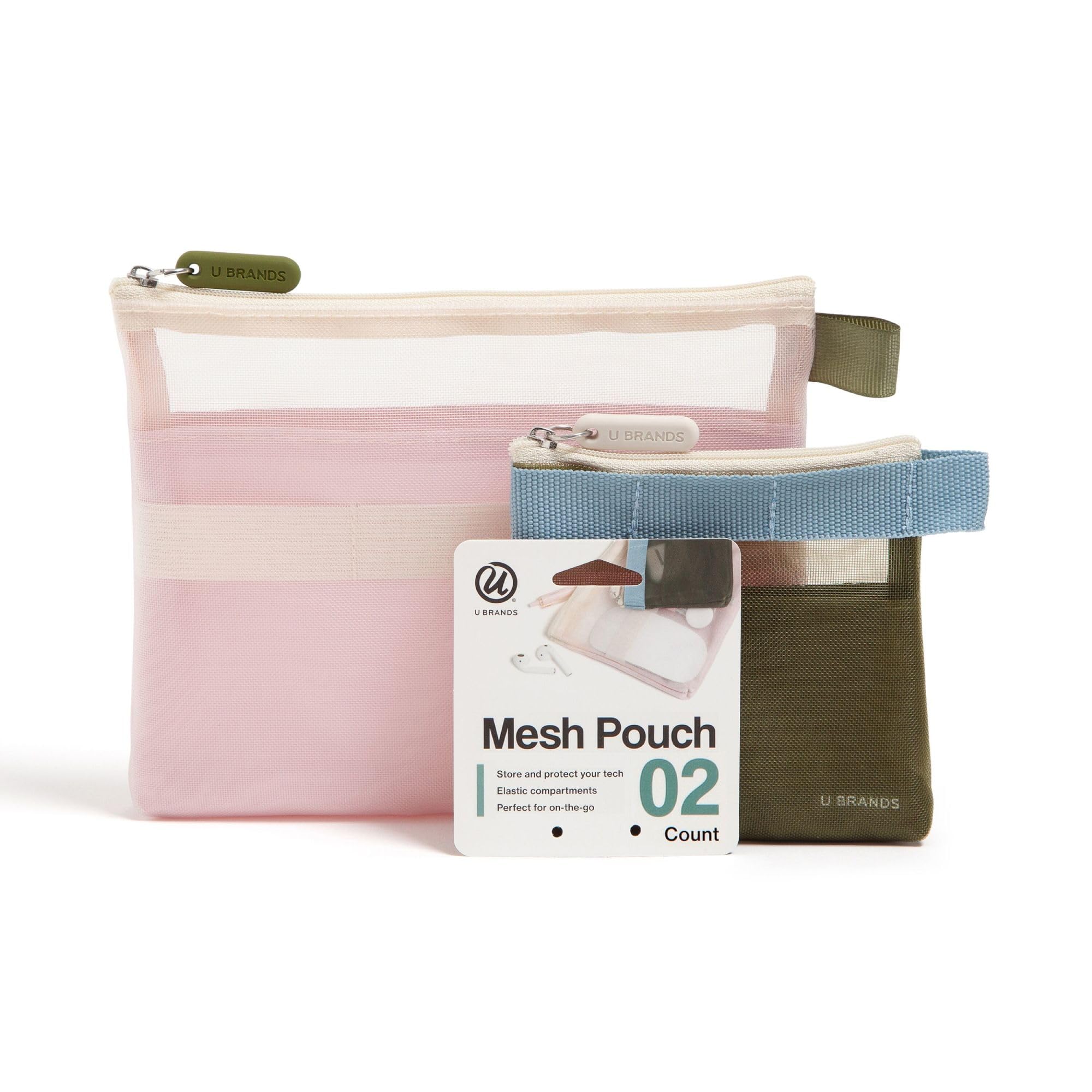 U Brands Tech Pouch Combo, Set of 2