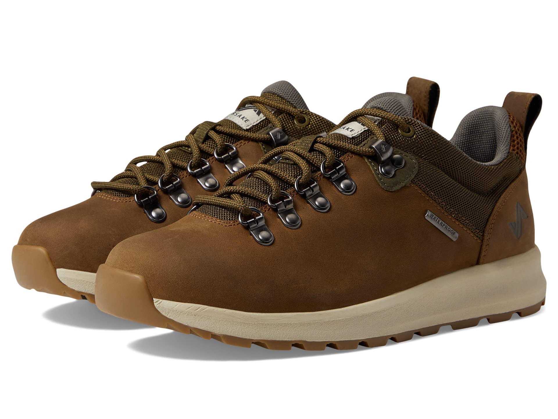 Forsake Thatcher Low WP - Women's Waterproof Leather Hiking Shoe (7.5 M US, Toffee)