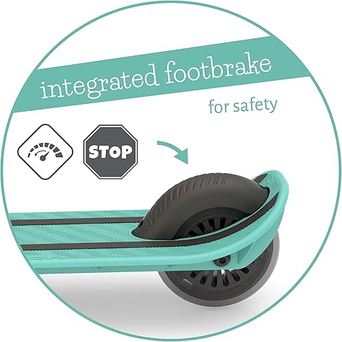 Miniatura 8 de Chillafish Scotti - Patinete de 3 ruedas con cubierta antideslizante de doble punta y freno integrado, manillar de altura ajustable, cómodos