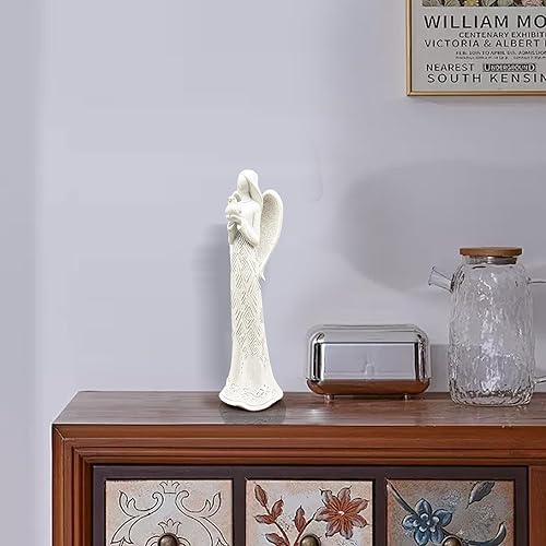 Miniatura 6 de Estatua de ángel de la guarda para la familia, pequeñas figuras de ángel y estatuas para decoración del hogar
