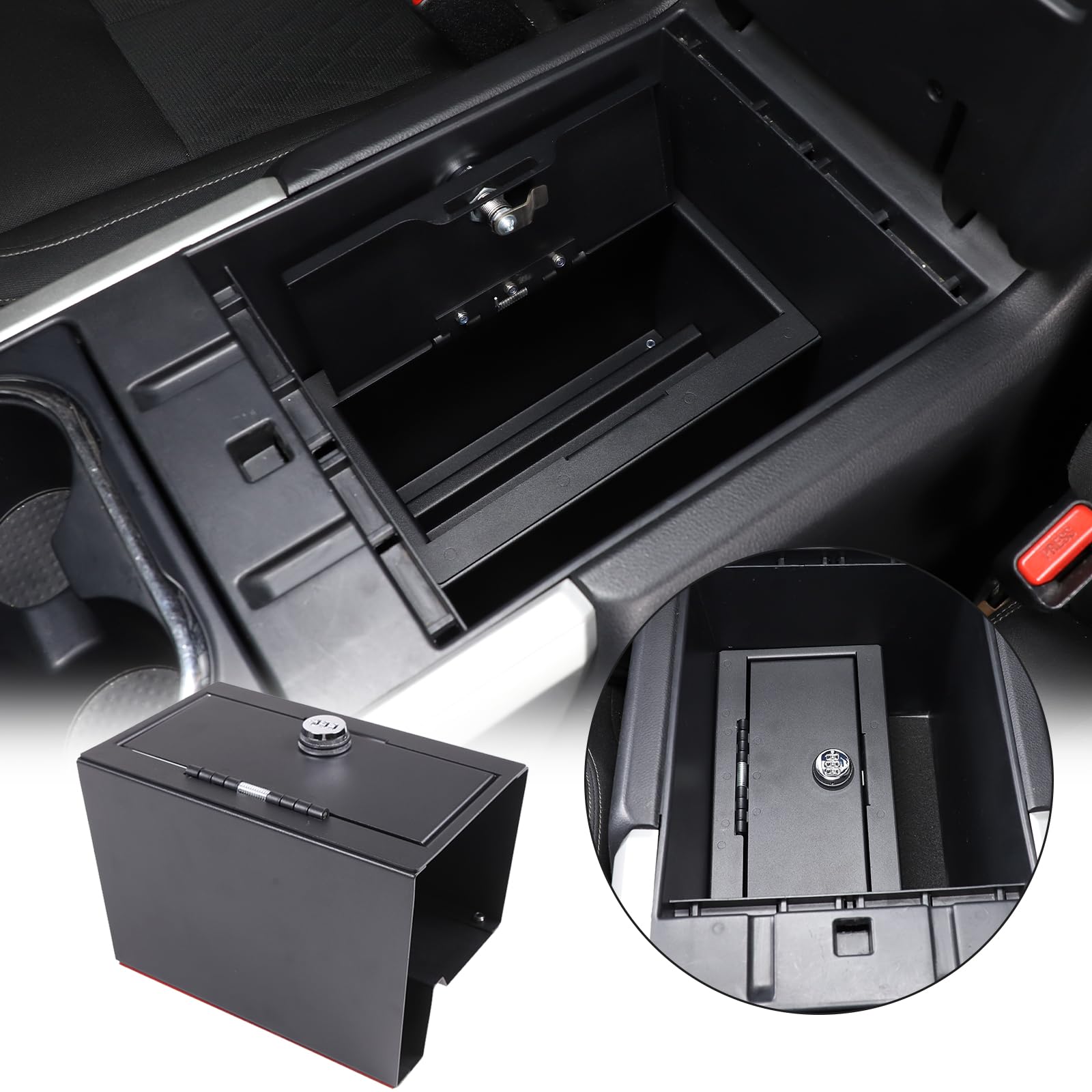 Amazon.com: Center Console Safe Box Compatible with Nissan Titan