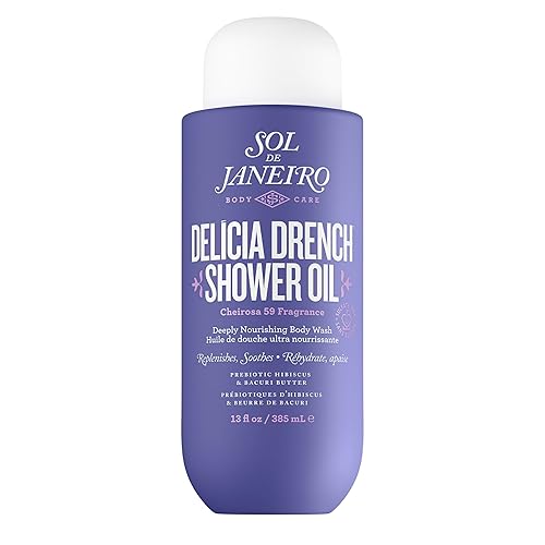 Sol de Janeiro Delicia Drench Shower Oil Moisturizing Cleansing Oil - 385 ml (Pack of 1)