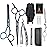 Hair Cutting Scissors Hair Shears Set, Fcysy Professional Barber Shears Thinning Scissors Kit for Haircutting, Hairdressing Shears Salon Accessories for Women Men