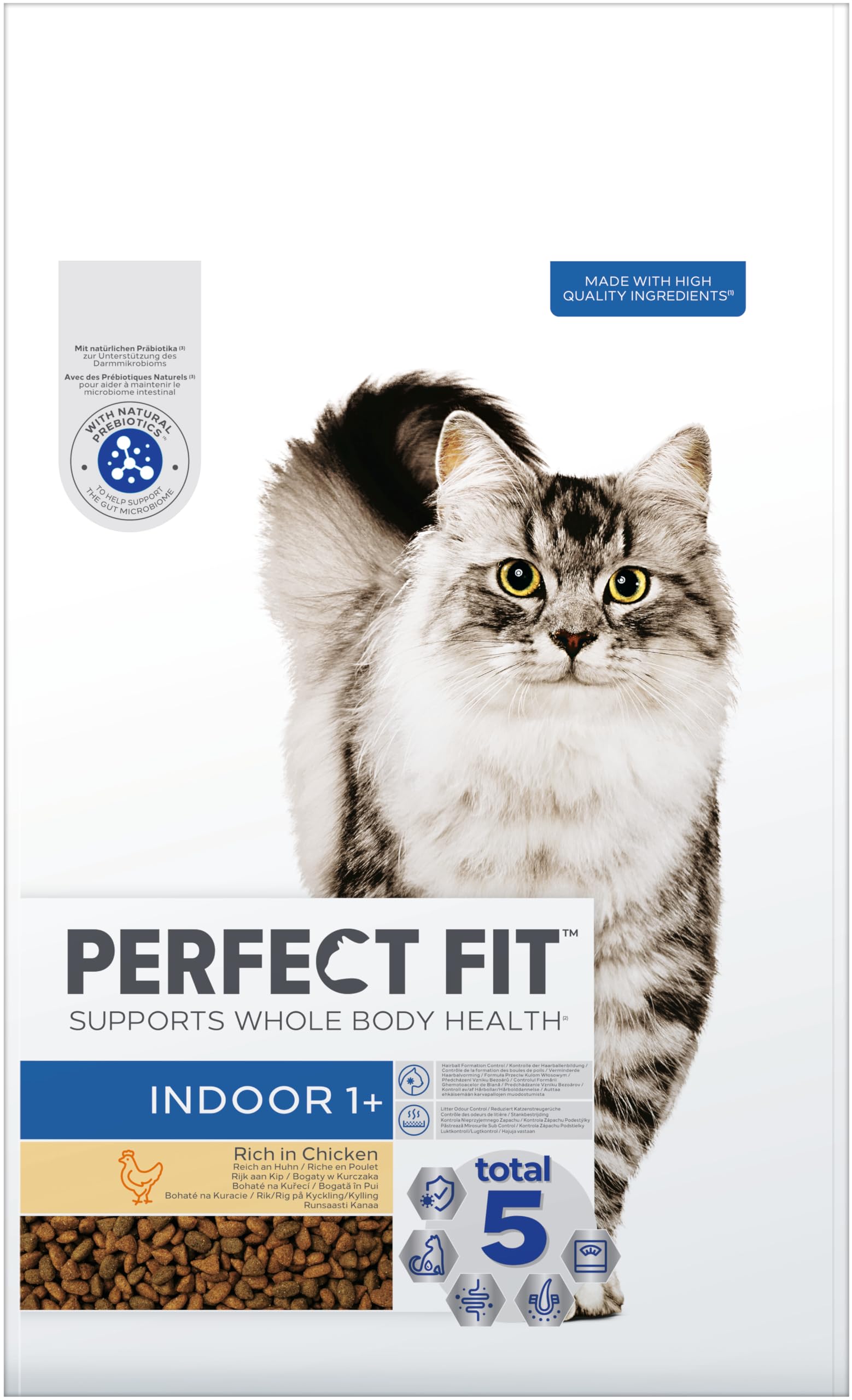 PERFECT FIT Indoor Adult Trockenfutter fr erwachsene Katzen ab 1 Jahr -  Huhn, 7 kg (1 Beutel) : Amazon.de: Haustier