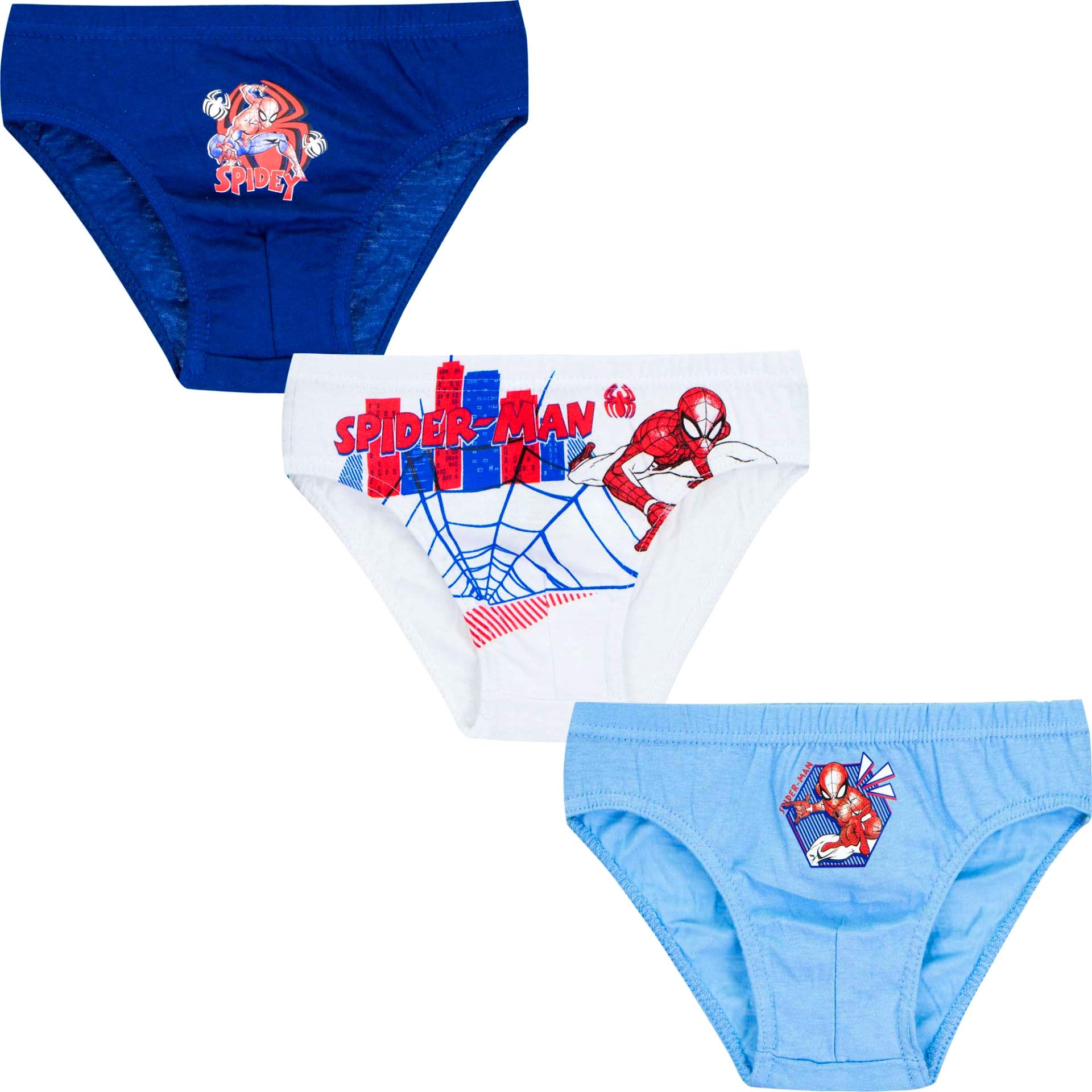 Mutandine Bambino Marvel Avengers - 3 Pezzi In Cotone - Taglie 4-9 Anni - Intimo Ufficiale