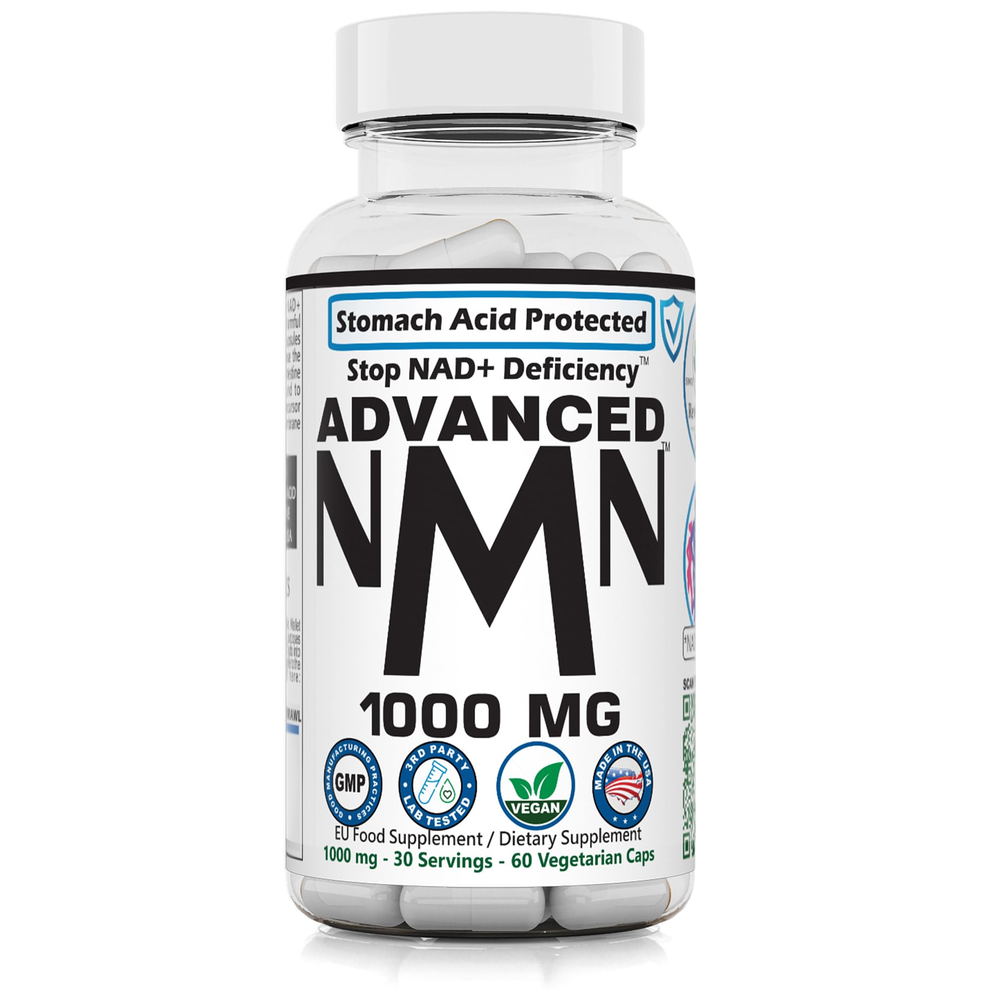 Amazon.com: REVGENETICS Advanced NMN 1000mg - Nicotinamide