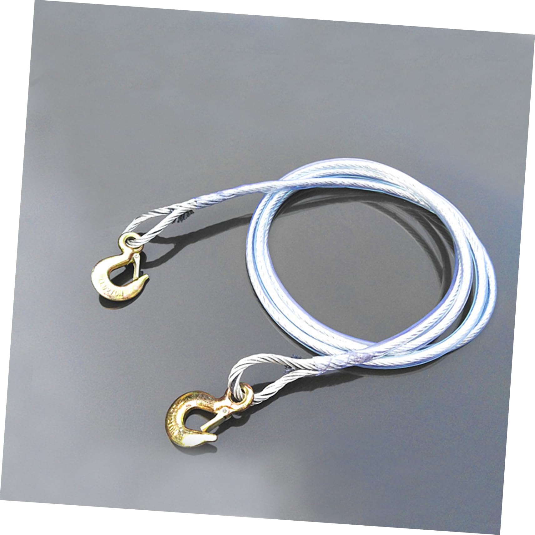 VICASKY 1 Pc Cuerda De Remolque Correa De Remolque Cinturón De Remolque De Coche Cuerda De Cabrestante Utv Gancho del Cable del Cabrestante Línea De Cabrestante Sintético Acero Auto Cordón