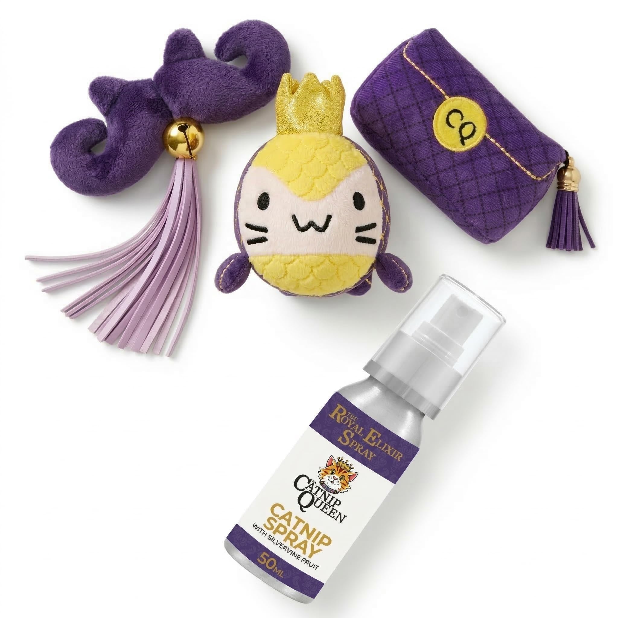 Catnip Spray for Cats UK - Extra Strong Cat nip Spray for Cats - Reuse Catnip Toys with an Organic Catnip & Silvervine Spritz - 50ml (All)