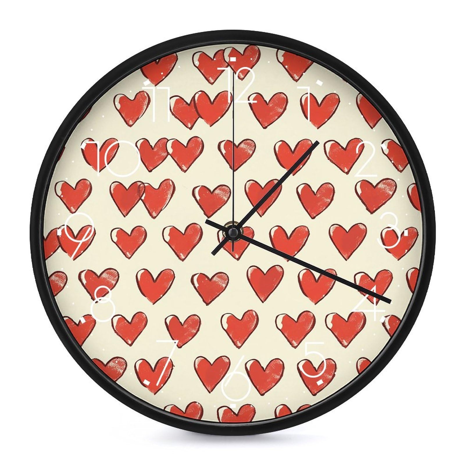 Horloge murale moderne décorative crème pour sublimer le salon