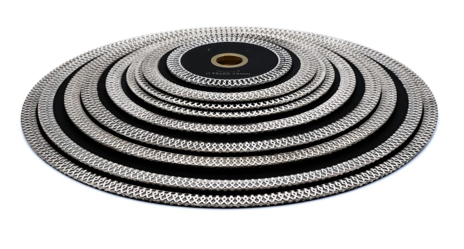 LYVQZPWLRcortador de diamantes, Hoja de sierra de diamante de 3/4/5/6/7/8/9/10/12 pulgadas for cortar baldosas de cerámica y porcelana, disco de sierra circular sinterizada prensada en caliente de 4 p