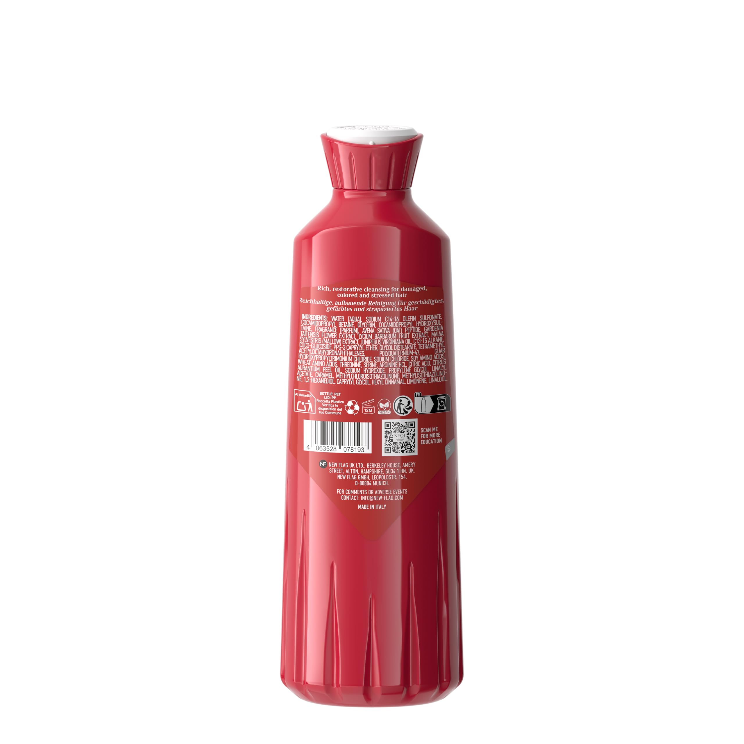 NEQI Repair Reveal Shampoo | Naprawia głębokie uszkodzenia włosów, bez siarczanów, profesjonalna pielęgnacja w domu, 330 ml