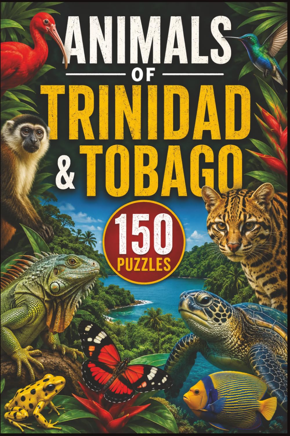 Animals of Trinidad and Tobago Word Search: 150 Wildlife-Themed Puzzles