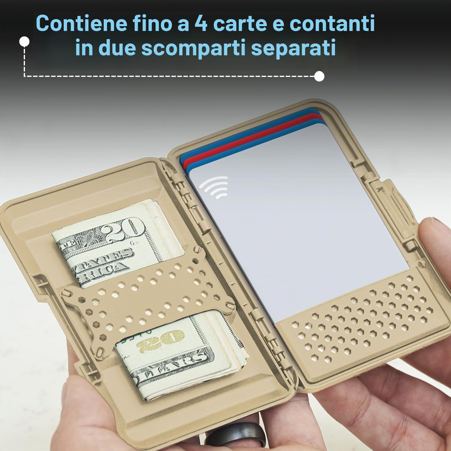 Pelican - Portafoglio magnetico per iPhone 16 Pro Max/15 Pro/14/13/12 MagSafe