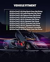 Vista 3 de SCITOO 8 piezas 6 agujeros Inyector de combustible Compatible con Ford F-150 para 2018 2019 2020, Compatible con Ford Mustang para 2018 2019 2020