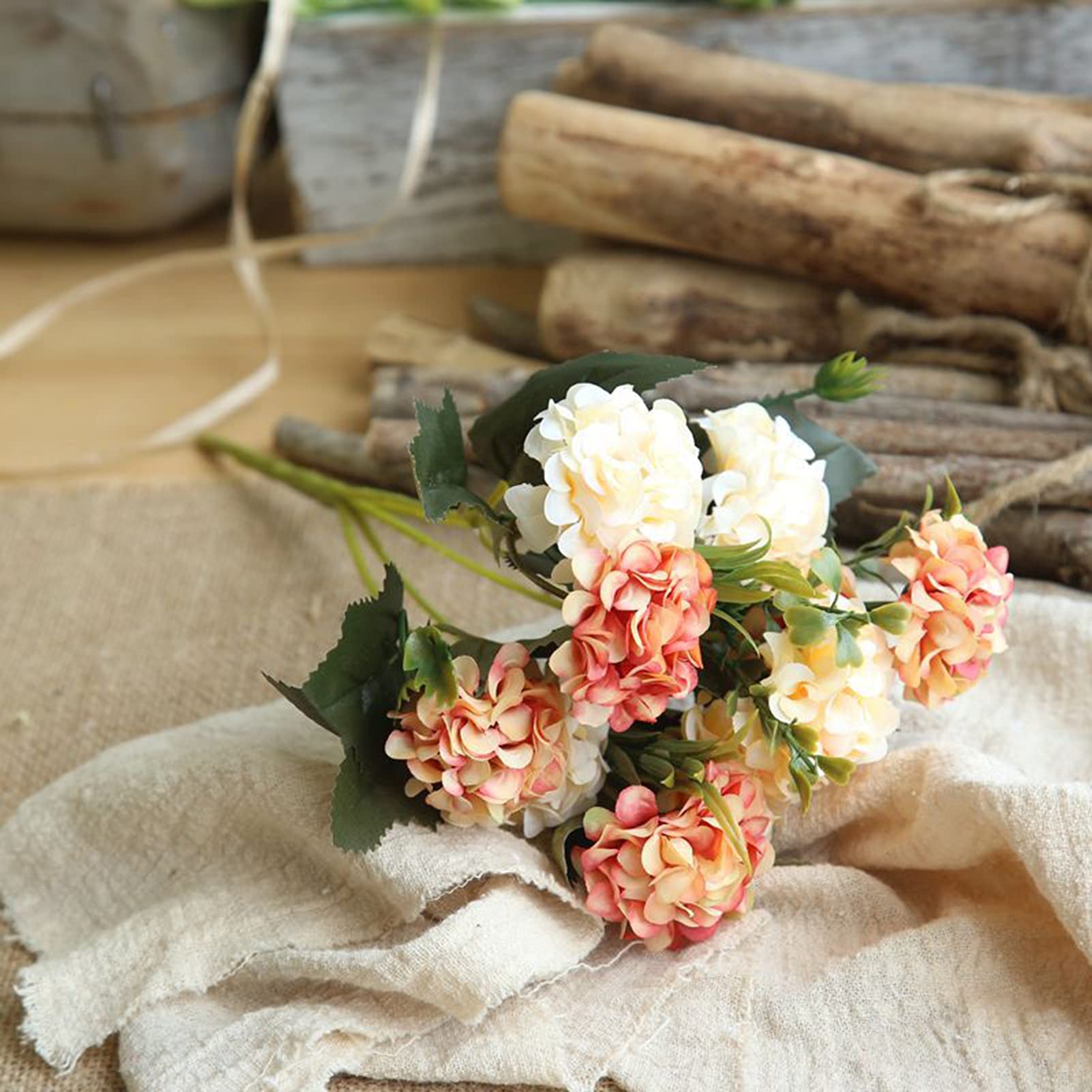 DFGHNBVC Small Bunch Chrysanthemum Flowers,Artificial Flower Home Decoration Wedding Bouquets Length 30Cm Fake Flowers