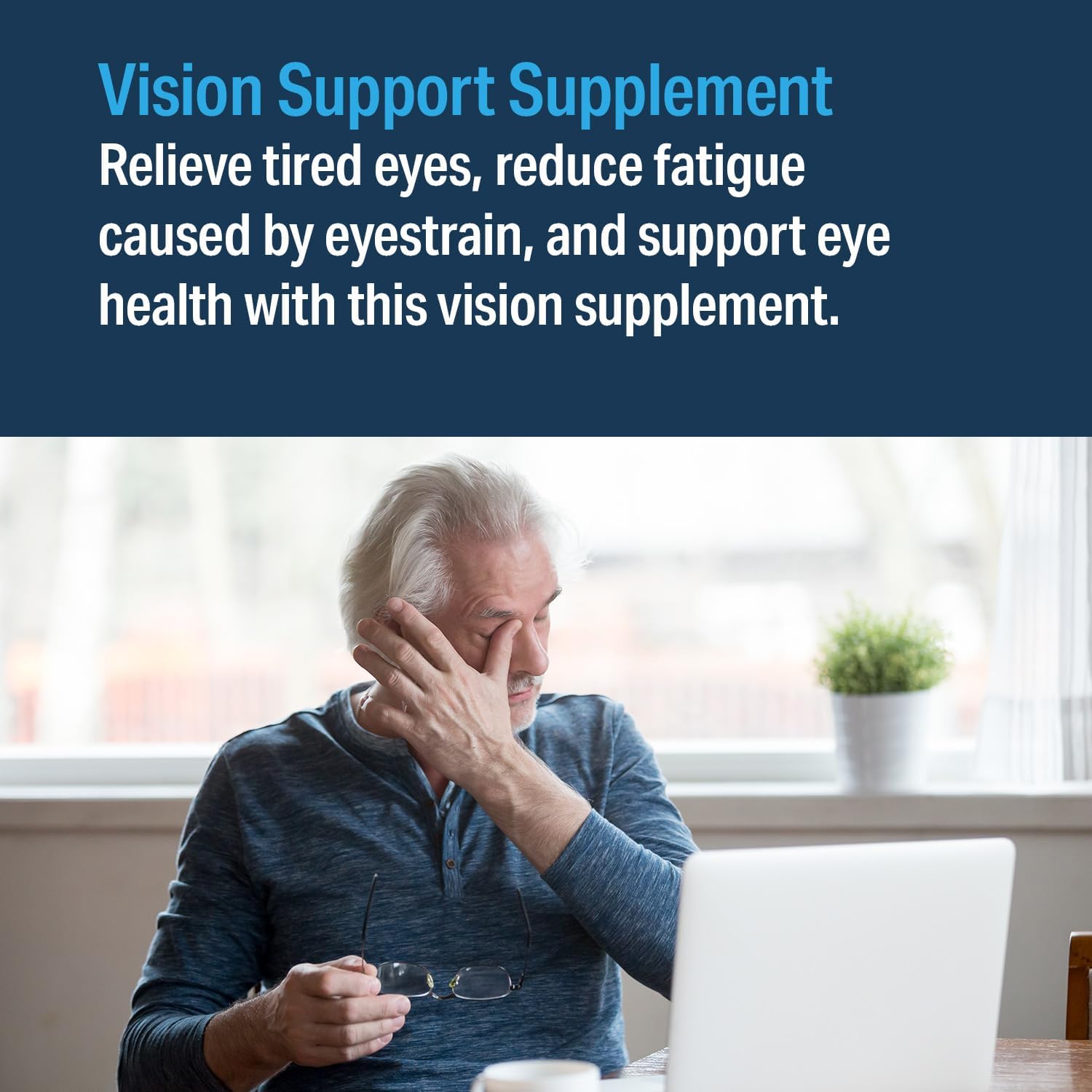 Advanced Bionutritionals – Advanced Vision Formula Supplement, Healthy Vision, Eye Function Support, Eye Vitamins, Lutein, Zeaxanthin, Vitamin A, C, Zinc, Gluten Free, Dairy Free, Vegan (60 Tablets)
