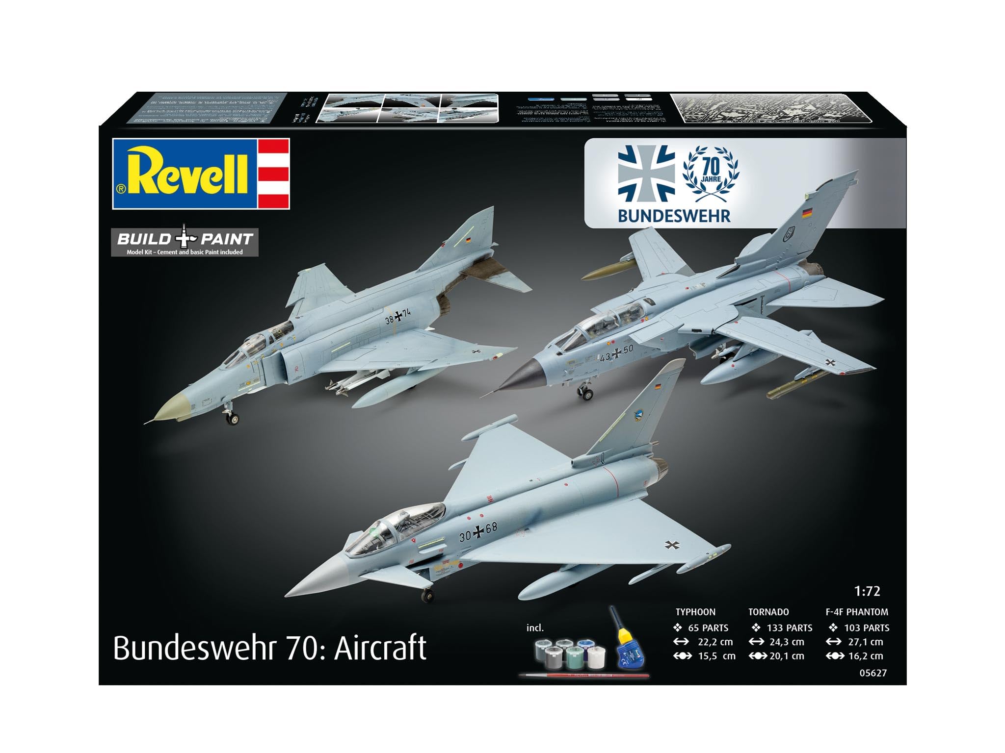 Revell Modellbau Geschenkset 70 Jahre Bundeswehr: Aircraft