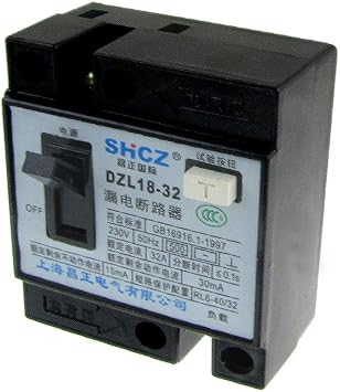 230V AC 32A Amps 2P RCCB Residual Current Circuit Breaker230 AC 32A Ampere 2P FI-Schutzschalter
