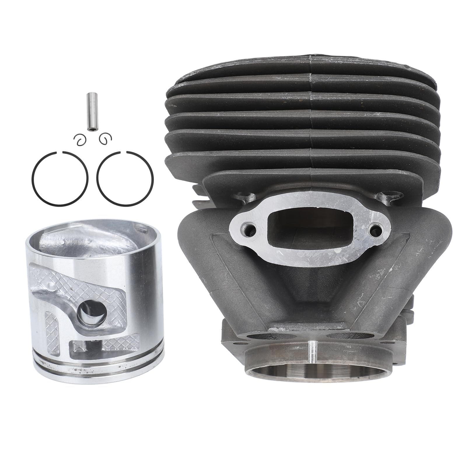 Kit de pistón de Cilindro de 60 mm para K1270 582582301 |La aleación de Aluminio restaura el Rendimiento |Piezas de Repuesto para Motosierra |1 Cilindro + 6 pistones, fácil