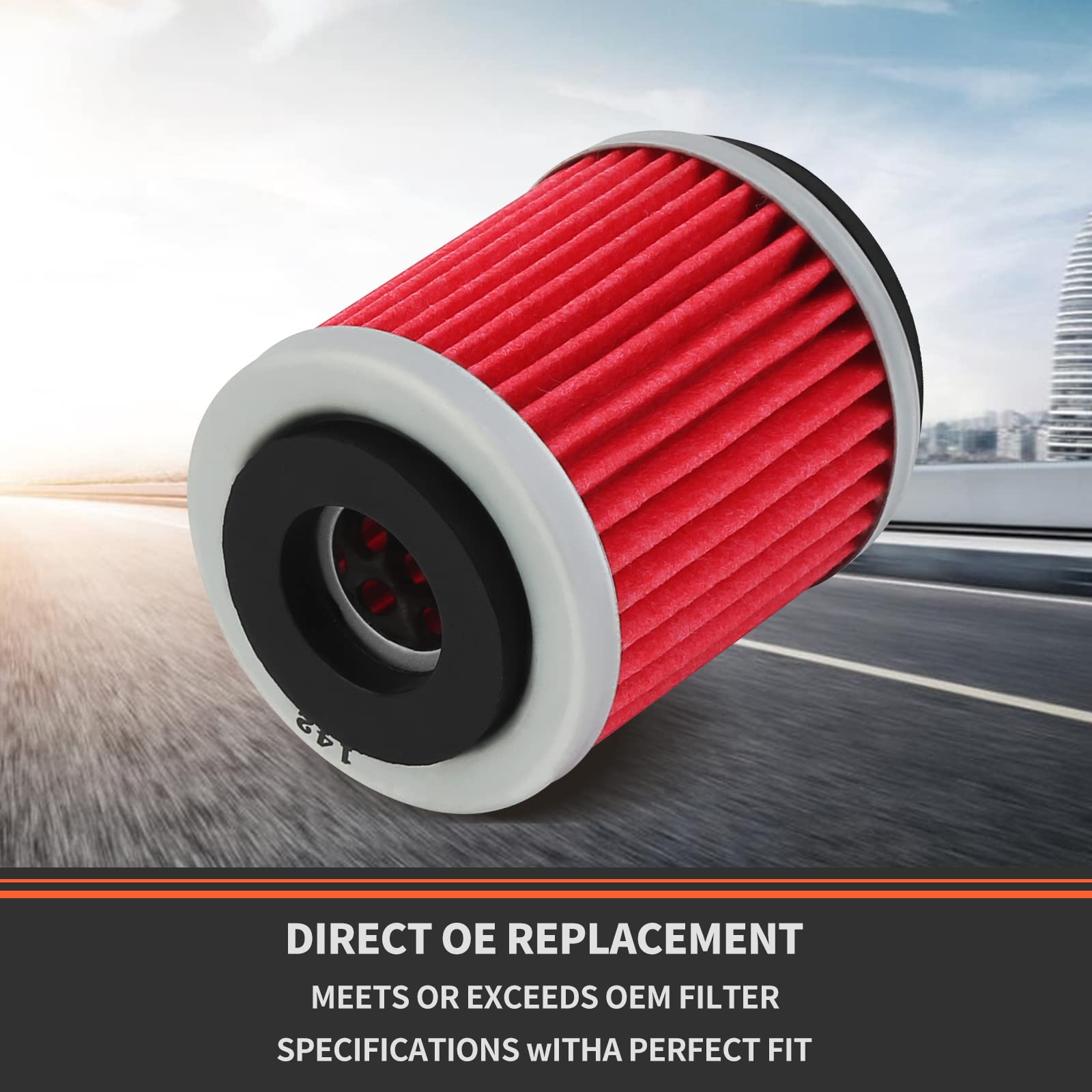 8PCS Engine Oil Filters For Yamaha YFM400 Kodiak 94-99 YFM 8 thumbnail image