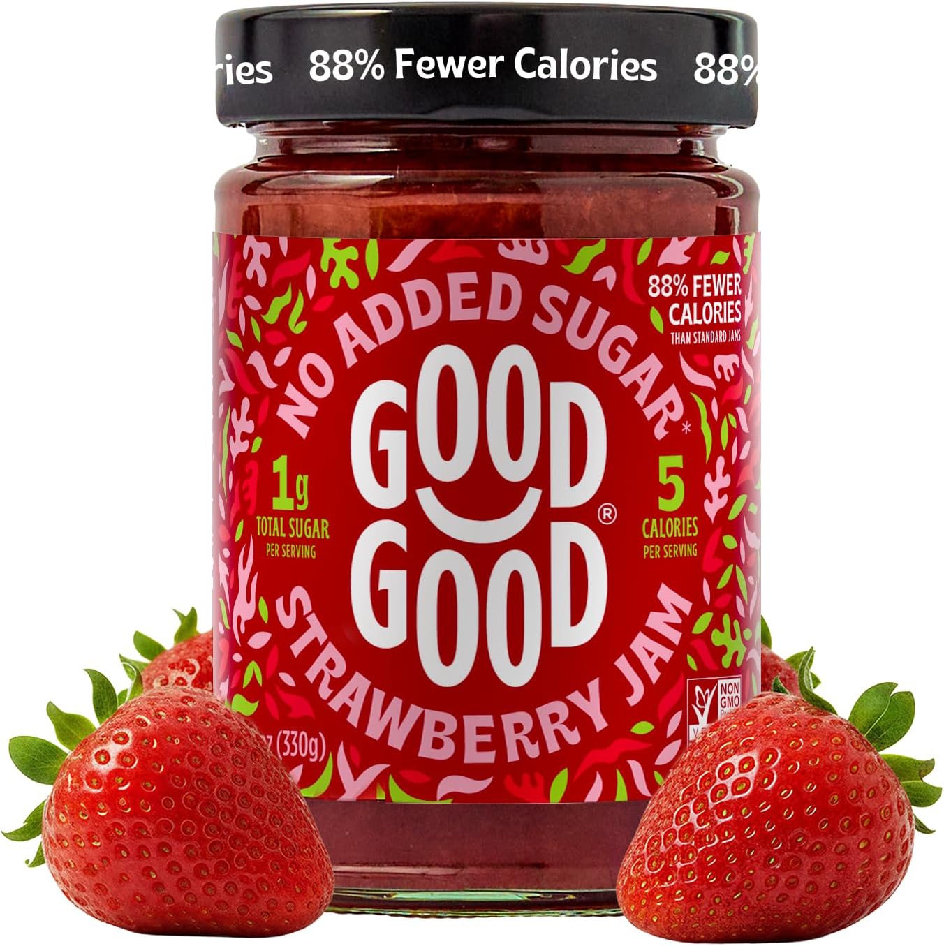 Good Good Sweet Strawberry Jam ในใใญใใชใผใธใฃใ 330g