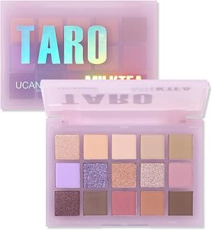 UCANBE Neutral Eyeshadow Palette, 15 Colors Nude Matte Shimmer Reflective Glitter Eye Makeup Pallet, Blendable Natural Warm and Cool Pigments Sombras De Ojos Gift Kit
