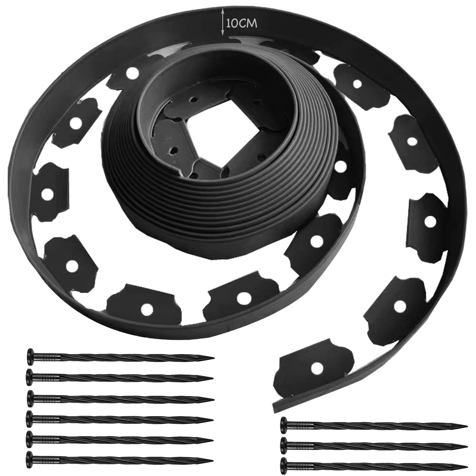 Buy Lawn Edging Flexible Plastic Garden Edging Border for Grass Lawns