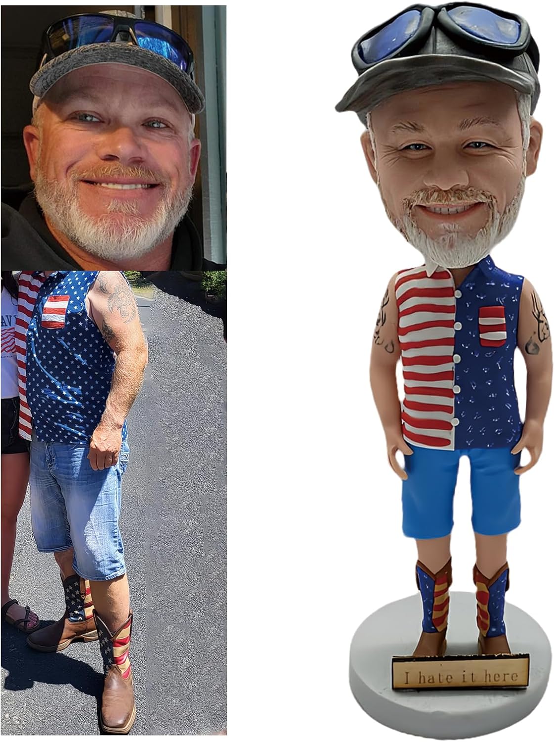 Generic Bobblehead handmade customization, support preview and modification, unique birthday gift, professional artist Wen production, control The details, suitable for any place, CC0033