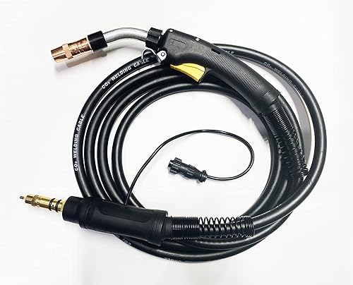 Miniatura 5 de Reemplazo de pistola Mig para Bernard BTB de 200 amperios Q20 de 15 pies de conector de fresadora (pistola Mig con kit de 0.035 pulgadas)