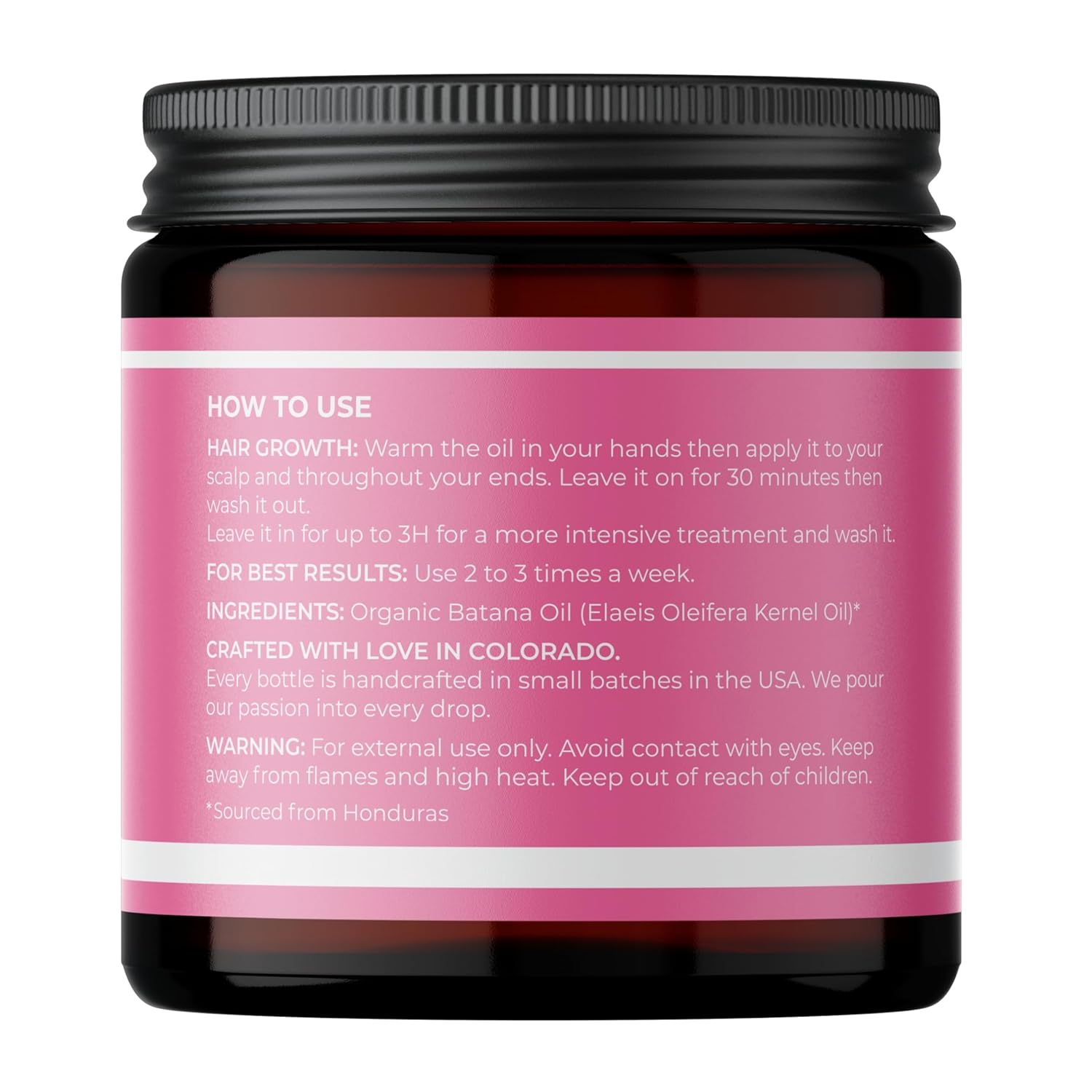 Leven Rose Complete Hair Growth Bundle with Jamaican Black Castor Oil, Raw Batana Oil 4oz, & Rosemary Hair Oil