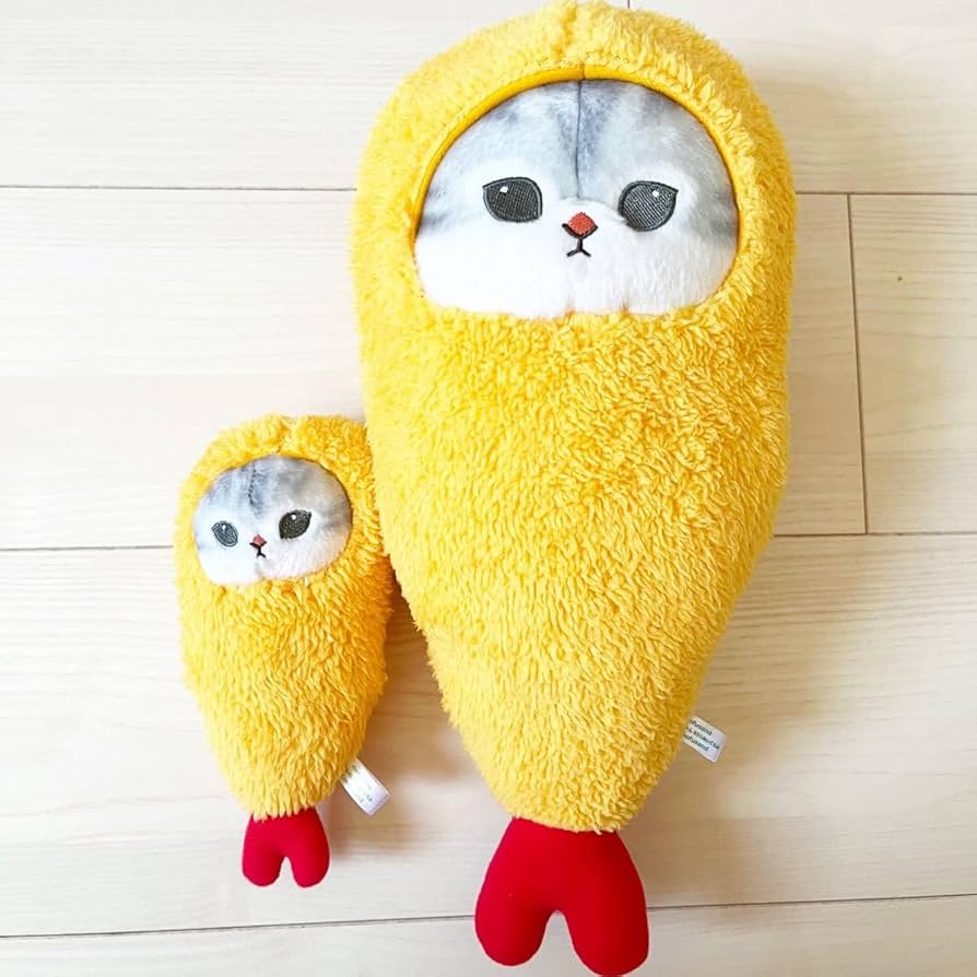 mofusand モフサンド おくるみにゃん BIGぬいぐるみ プライズ品 4種 SNSで大人気！『mofusand』よりおくるみにゃんが登場