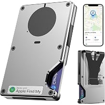 Air Wallet,Minimalist Wallet With Built In Airtag Chip Gray, Airwallet