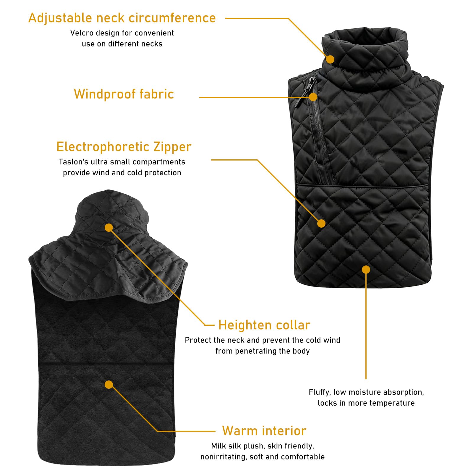 GBKDQQ Calentador de cuello para motocicleta, calentador de cuello para hombre, mujer, bufanda cálida para hombres y mujeres, deportes al aire libre, ciclismo, esquí