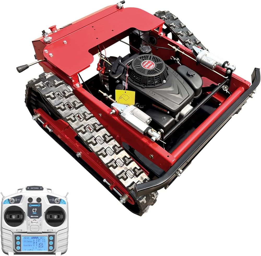 【送料無料】自走式草刈機 エンジン草刈り機 ラジコン草刈機 リモコン式 9馬力 Amazon.co.jp: Fkstyle【人件費削減・作業効率UP】リモコン草刈機 9