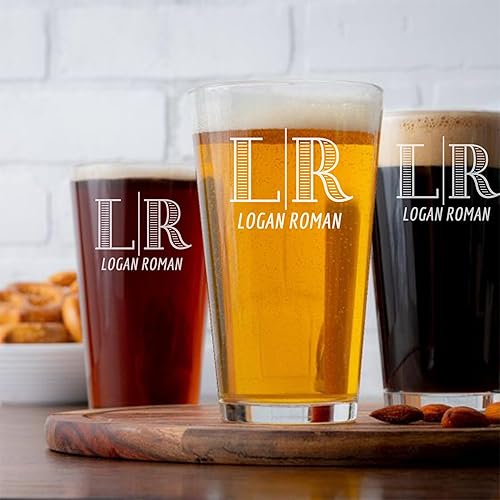 Miniatura 6 de Regalos personalizados para hombres, vasos de cerveza personalizados grabados para marido, papá, novio, ideal para San Valentín, inauguración de la
