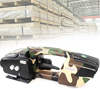 ROLTIN Electric Strapping Machine,Rechargeable Battery Powered Packaging Strapping Machine,Portable Hand-held Automatic Hot Melting Strapping Machine Package Tools,1*Batt