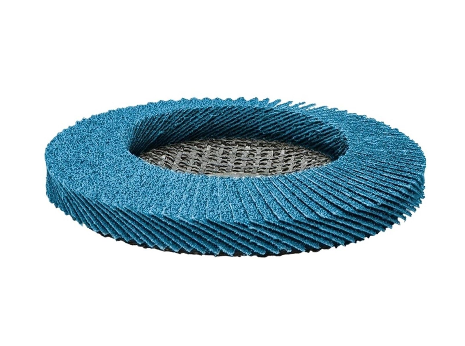 Dischi abrasivi, Dischi lamellari in zirconio for lucidatura 115 mm grana 40-120 Blu(Grit 120,2pc)
