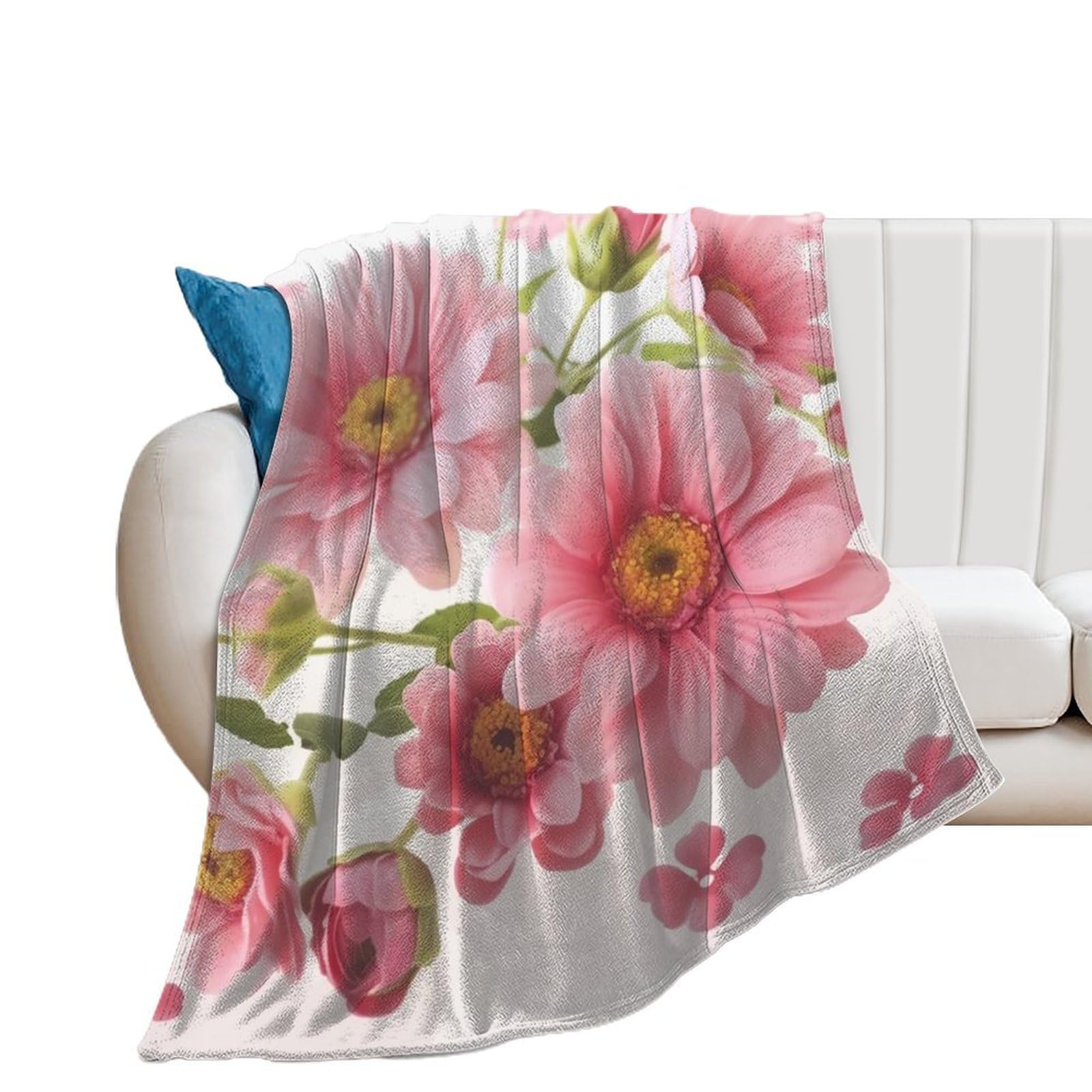Couverture en flanelle douce qui résiste au froid sans encombrer le lit