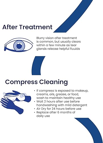 Miniatura 6 de Viva Mask - Compresa de terapia ocular seca con calor húmedo  Activado por microondas  Alivio de la irritación ocular seca  Reutilizable, no