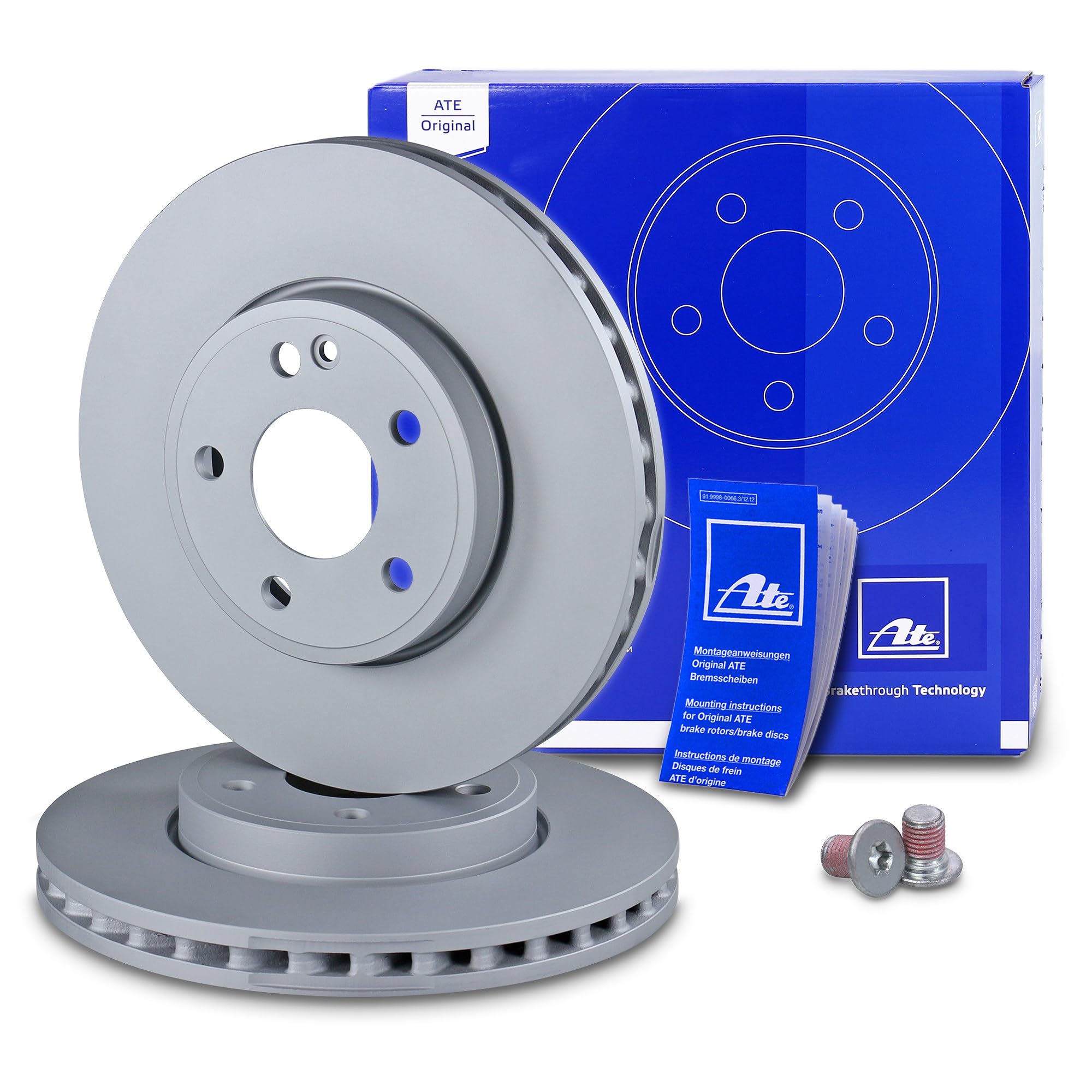 ATE 2x disque de frein ventilé avant 24.0128-0275.1 Compatible avec: MERCEDES-BENZ A-CLASS, B-CLASS Sports Tourer, B-CLASS Sports Tourer, CLA Coupe, CLA Shooting Brake, GLA-CLASS