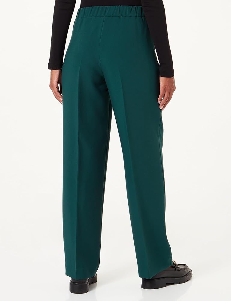 Pantaloni In Raso S.Oliver Black Label - Gamba Larga, Vestibilità Regolare Donna - Foto 5