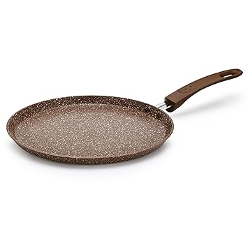 Fissman Crepe Pan Smoky Stone 24cm (Aluminium With Non-Stick Coating)