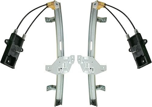 Miniatura 433 de TRQ Juego de elevalunas manual para el lado del conductor y del pasajero compatible con Chevrolet Tracker 1998 1989-1997 Geo 1989-1998 Suzuki