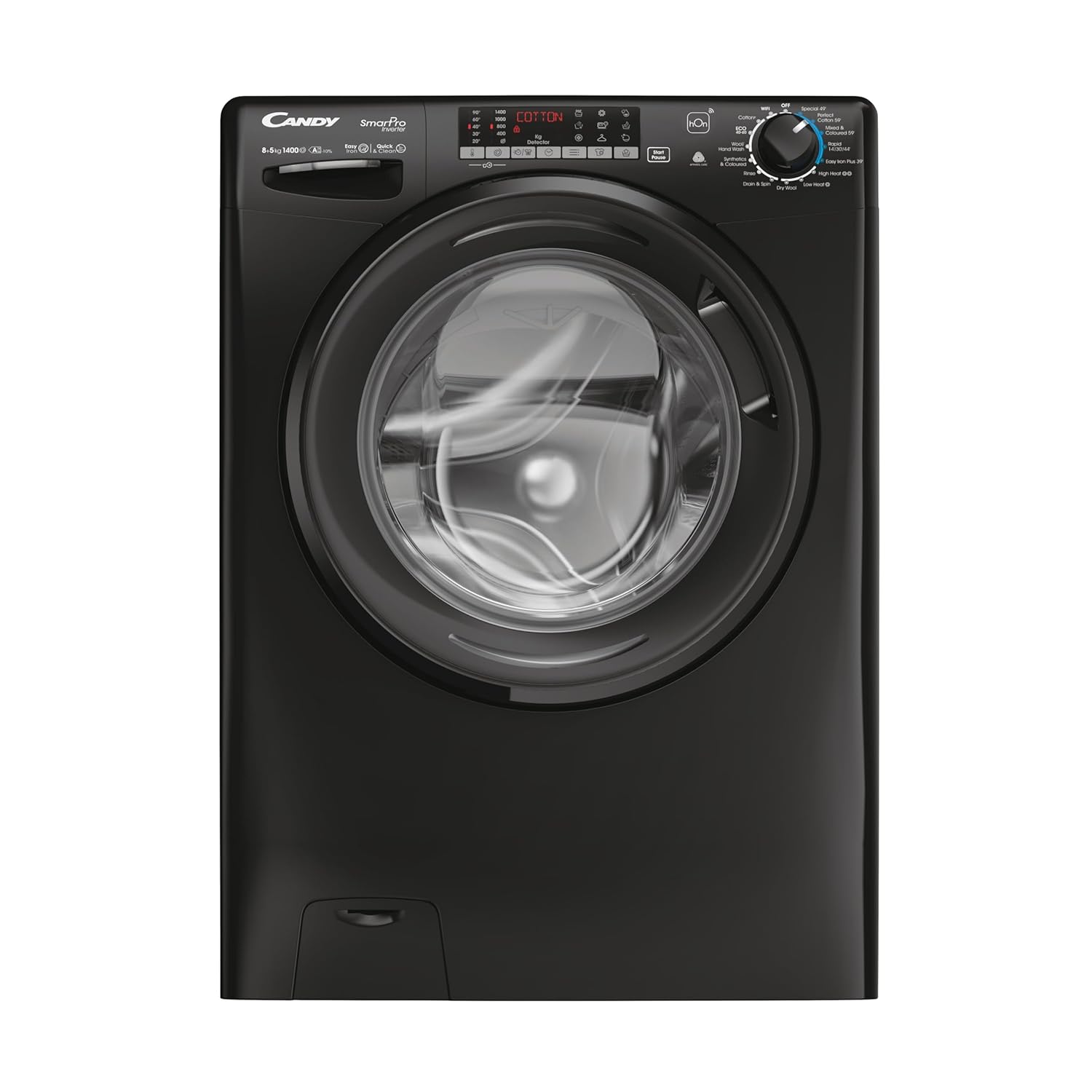 CSOW4856TWMBB680 Freestanding Washer Dryer with LED Display, 8 or 5kg Load, 1400RPM, Speed Driver Motor, Black, D or A Rated