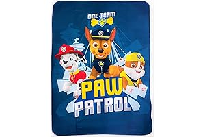 Paw Patrol Fleece Blue/Stripes Throw Blanket 40"x 60"