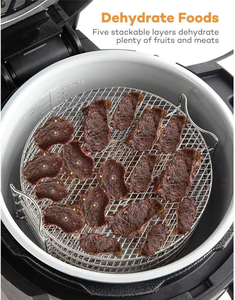 BBQ Grill Outdoor 4.7x8.5 in Large Capacity Barbecue Shelf Dehydrator Stand for Accesories, Grill Stand Stackable