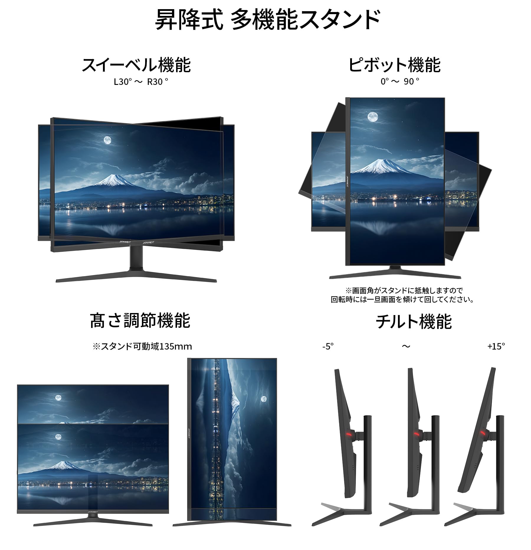 Amazon.co.jp: JAPANNEXT JN-IPS315UHDR-HSP HDMI DP PIP/PBP LCD