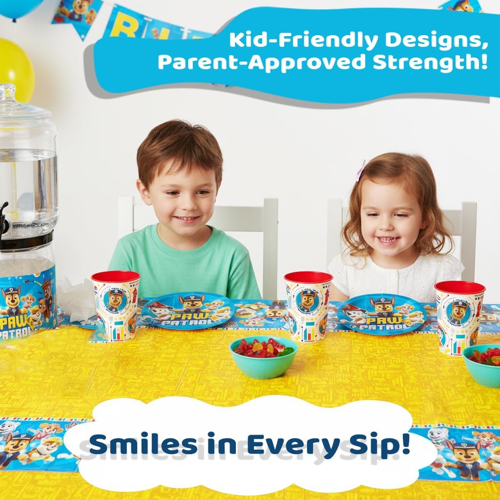 Unique Paw Patrol 12 Pack 16 oz Plastic Reusable Favor Cups – Birthday Party Supplies, Goodie Bag Favors, Kids’ Drinkware & Take-Home Gifts