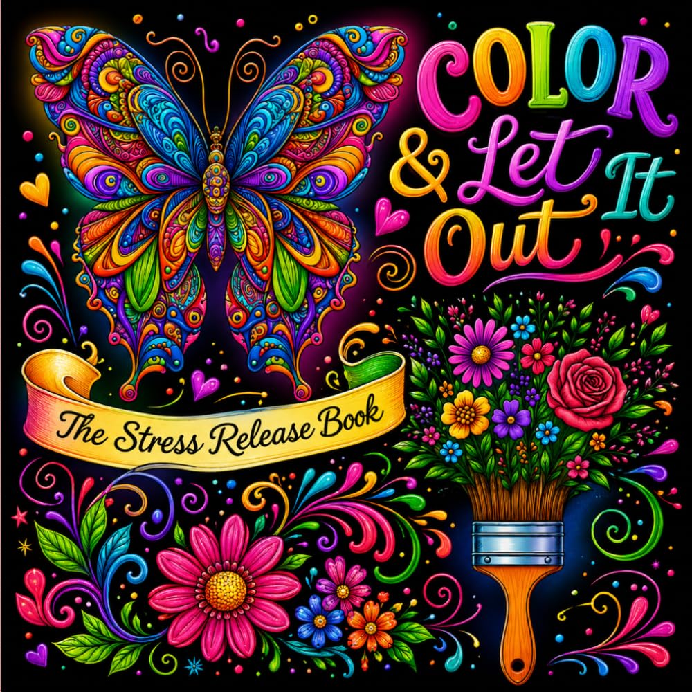Color Me Calm: Coloring & Journaling Book for Stress Relief, Mindfulness, Relaxation and Creative Healing : Creative Therapy for a Calm Mind and a Happy Heart
