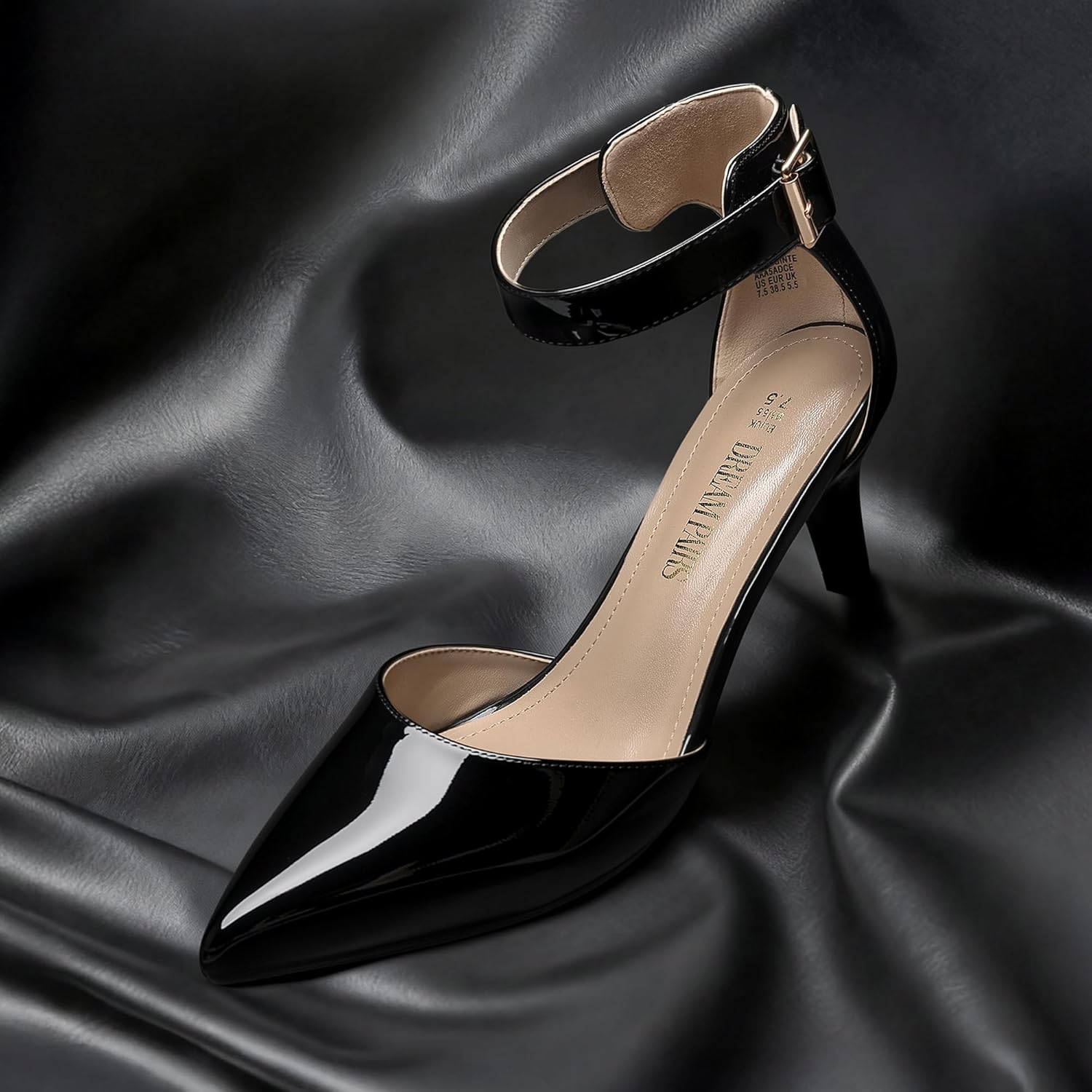 DREAM PAIRS Kitten Heel Low Heel for Women Closed Pointed Toe Pumps Wedding Party Sexy Dress Shoes Lowpointed - Image 6